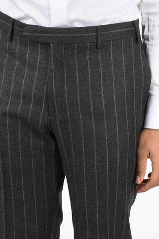 CC COLLECTION Pinstriped RIGHT Suit with Flap Pocket
