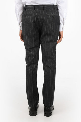 CC COLLECTION Pinstriped RIGHT Suit with Flap Pocket