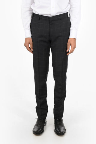 CC COLLECTION Windowpane Check RESET Double Breasted Suit