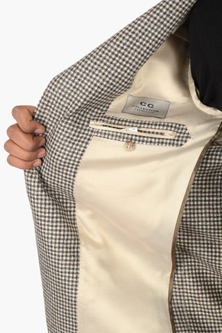 CC COLLECTION Blazer REWARD Pied de Poule