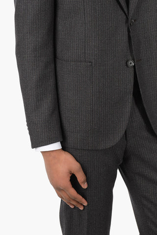 CC COLLECTION Herringbone REWARD Suit with Patch Pocket
