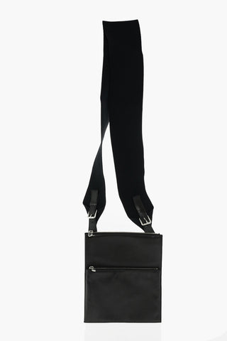 leather FUNDAMENT shoulder bag