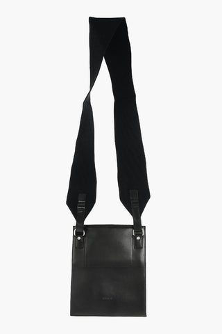 leather FUNDAMENT shoulder bag