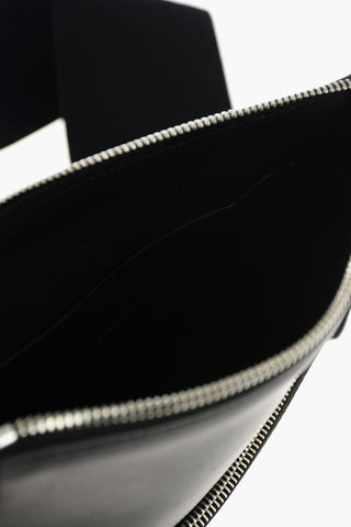 leather FUNDAMENT shoulder bag