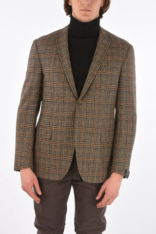 Blazer GATE tartan in Lana Vergine