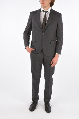 CC COLLECTION Silk and Virgin Wool Pinstriped REWARD Suit