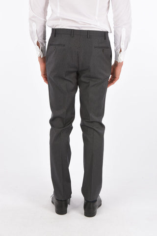 CC COLLECTION Silk and Virgin Wool Pinstriped REWARD Suit