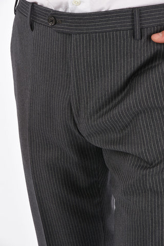 CC COLLECTION Silk and Virgin Wool Pinstriped REWARD Suit