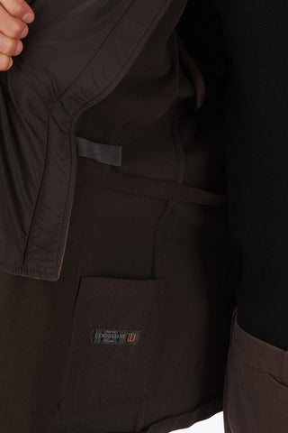 ID 2 Buttons Unlined Blazer with Removable Details