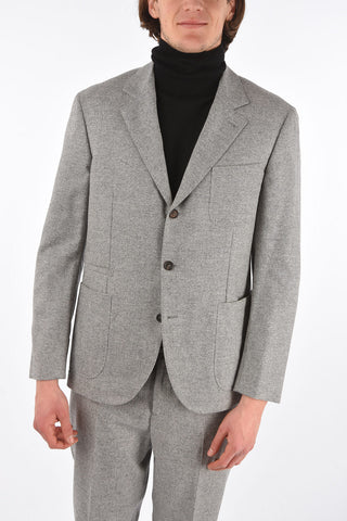 Wool and Silk 3 Button Suit