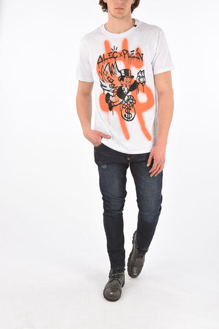 HOMME rhinestone embellished SS MONOPOLI MONEY crew-neck t-shirt