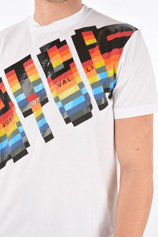 Crew Neck Printed Logo T-Shirt
