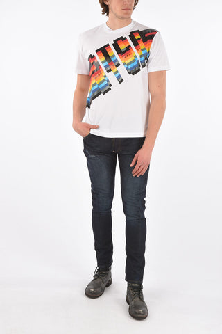 Crew Neck Printed Logo T-Shirt