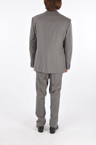 2-Piece MANTUA Pinstriped Virgin Wool Blazer