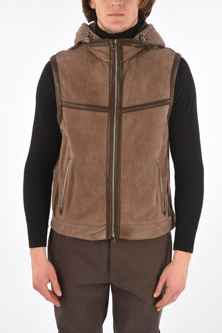 Shearling Hoodie Gilet