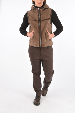 Shearling Hoodie Gilet