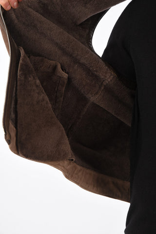 Shearling Hoodie Gilet