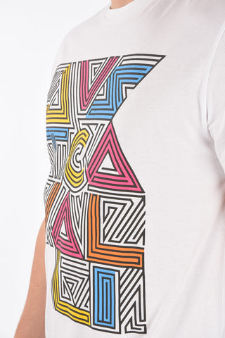 T-Shirt Girocollo con Stampa