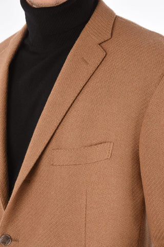 Camel RESET Blazer with Patch Pockets