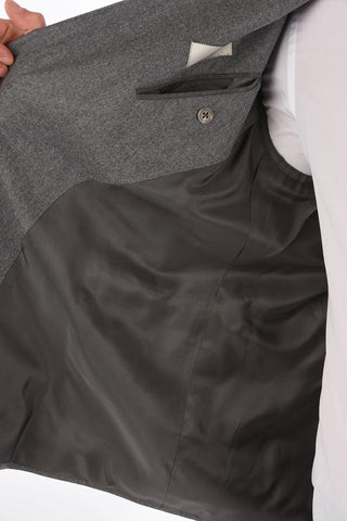 CC COLLECTION Double Breasted RESET Suit with Peak Lapel