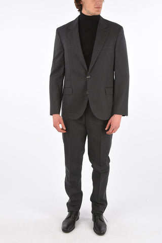 Half Lined 3 Button Suit with Flap Pocket