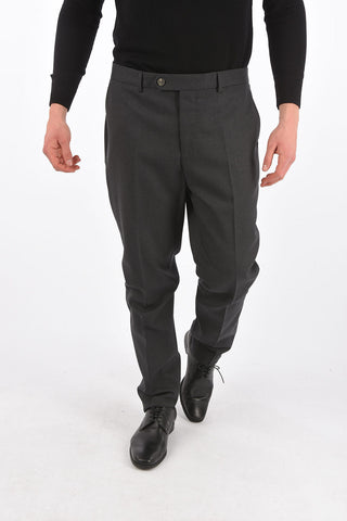 Half Lined 3 Button Suit with Flap Pocket