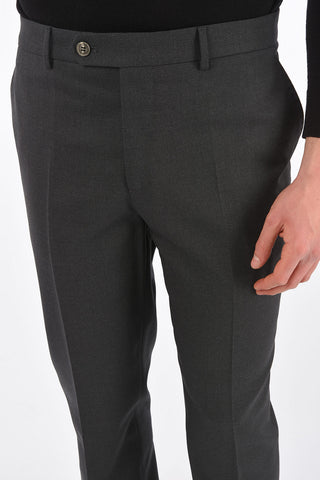 Half Lined 3 Button Suit with Flap Pocket