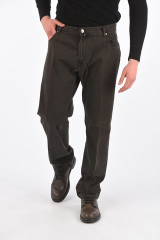 ID LUXURY DENIM Mid Waist 5 Pocket Pants
