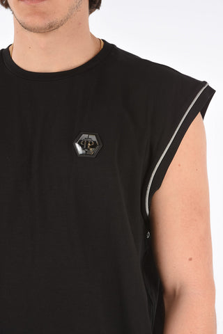 stretch cotton active top