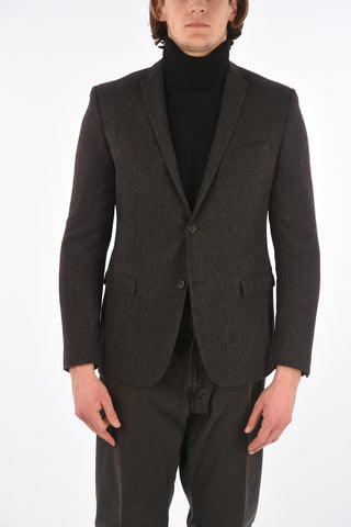 CC COLLECTION Wool Cashmere and Cotton RESET Blazer with Flap Pocket
