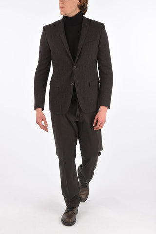 CC COLLECTION Wool Cashmere and Cotton RESET Blazer with Flap Pocket
