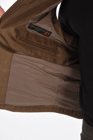 ID Faux Suede Padded Vest