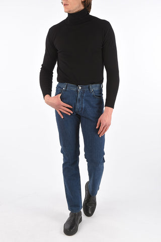 ID SELVEDGE Mid Waist 5 Pocket Jeans 20cm