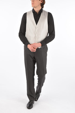 Herringbone Silk Waistcoat CERIMONIA ACADEMY