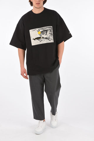 Oversized T-shirt FAWN with Print