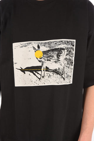 Oversized T-shirt FAWN with Print