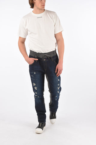 18cm sweat details BLUE jeans