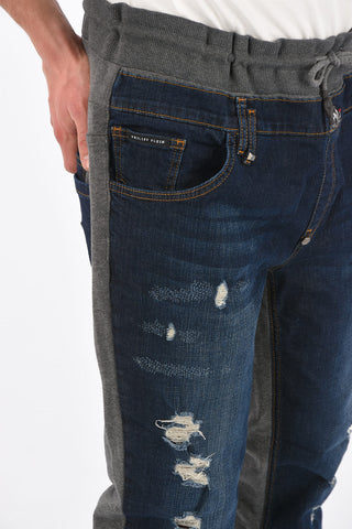 18cm sweat details BLUE jeans