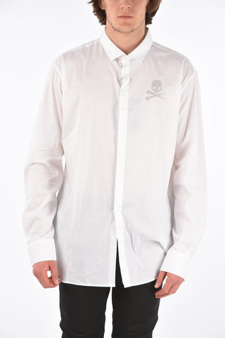 HOMME hidden closure Crystal cut LS GILBERT shirt
