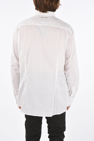 HOMME hidden closure Crystal cut LS GILBERT shirt