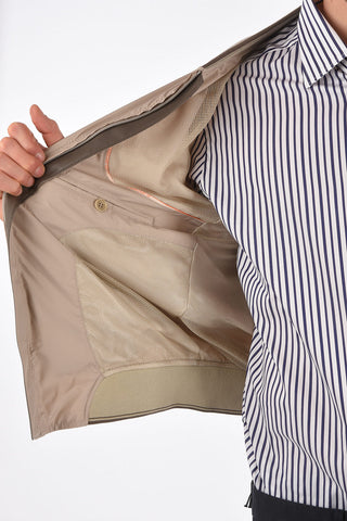 ID Bomber Sfoderato con Zip Frontale