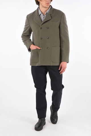 Cappotto Doppiopetto Corto in Cashmere