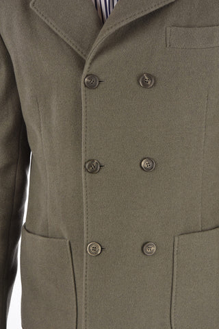 Cappotto Doppiopetto Corto in Cashmere