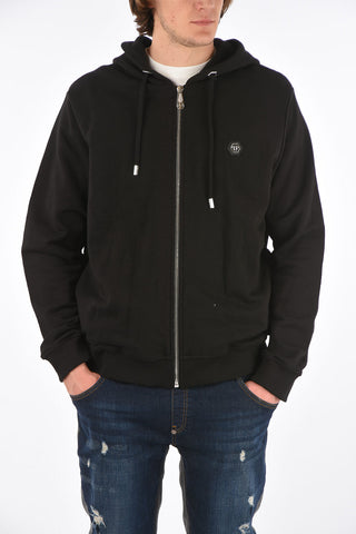 HOMME zip closure sweatshirt with hood