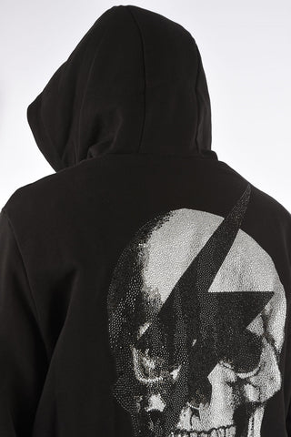 HOMME zip closure sweatshirt with hood