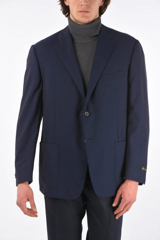 Virgin Wool Single Breasted MANTUA SOFT Blazer