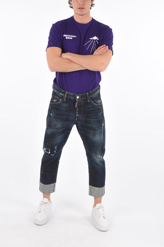 Dark Wash REGULAR FIT Denims with Cuffs