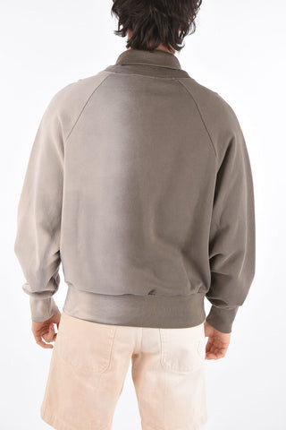 RED TAG Polo Neck Sweatshirt with Terry Patch