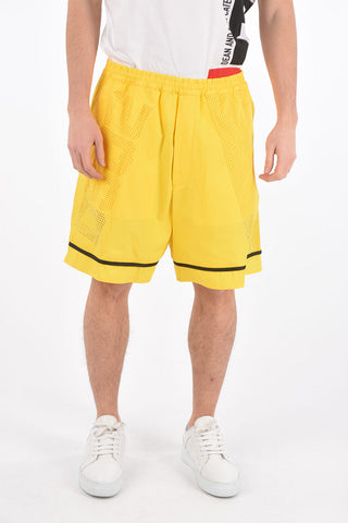 Perforated Logo DSQ2 Cotton Shorts