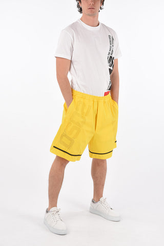 Perforated Logo DSQ2 Cotton Shorts